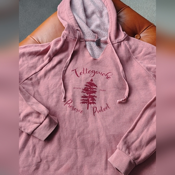 Tops - Rose Pink Women's Minnesota State Park Tettegouche Hoodie Sweatshirt